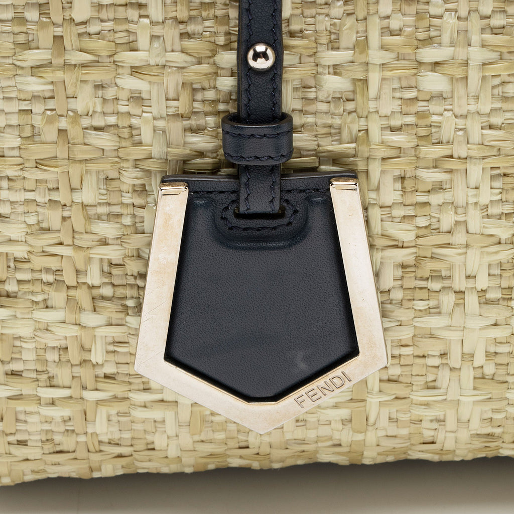 Fendi Raffia Petite 2Jours Tote