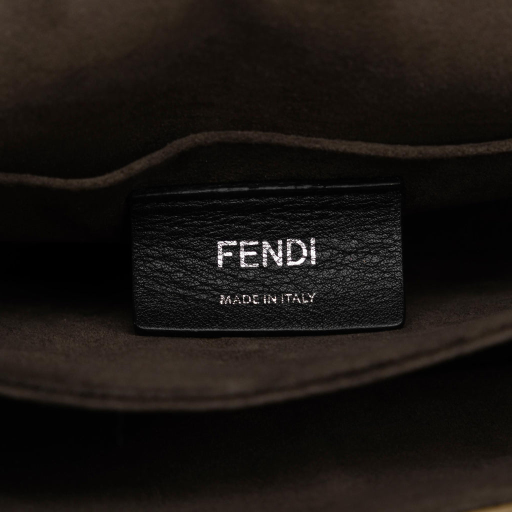 Fendi Studded Scalloped Kan I Crossbody (SHG-CeGCcL)