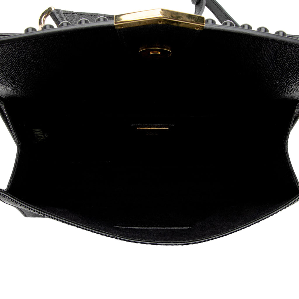 Fendi Studded Vitello Elite Demi Jour Monster Satchel (SHF-eH7Qgz)