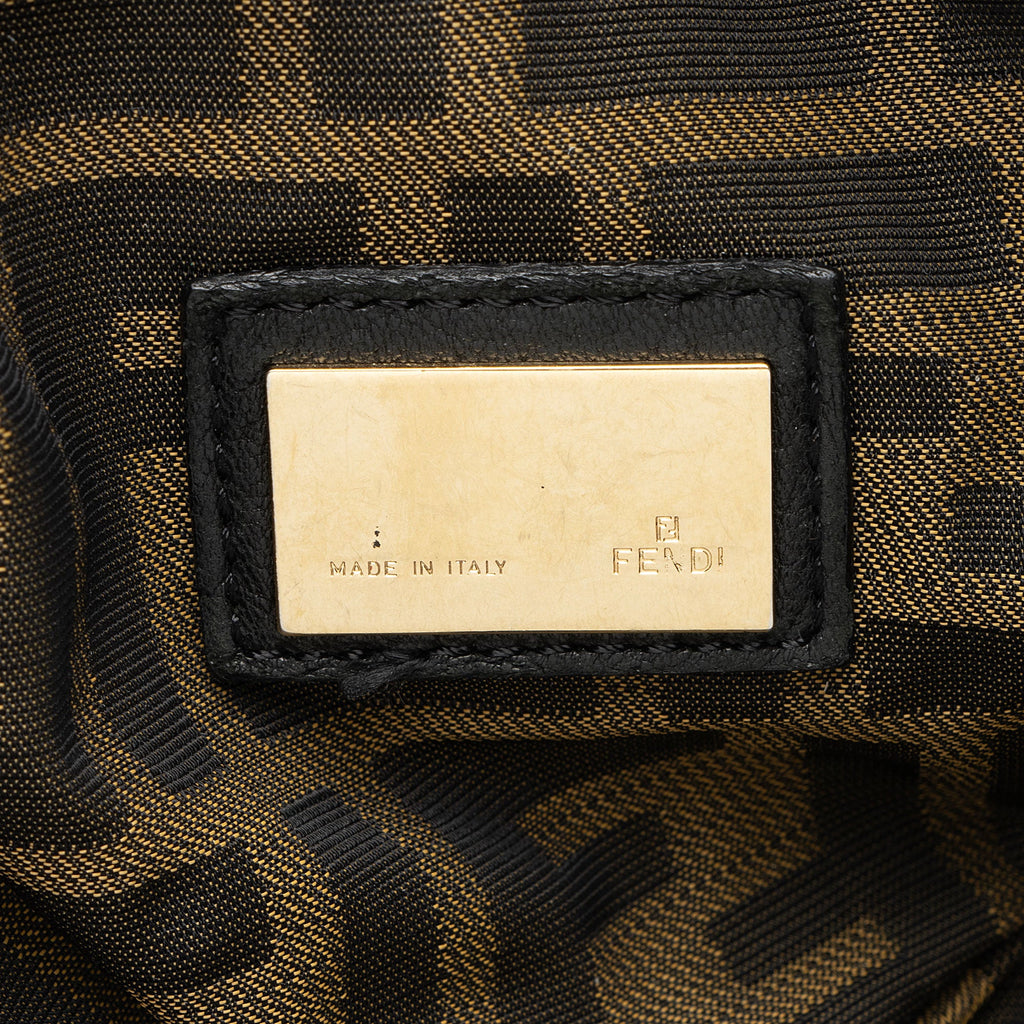 Fendi Tortuga Leather Spy Satchel