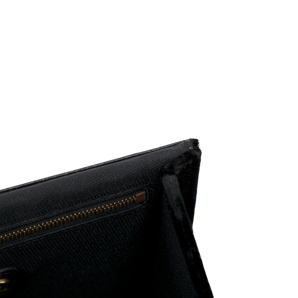 Fendi Velvet Push Lock Box Satchel