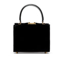 Fendi Velvet Push Lock Box Satchel