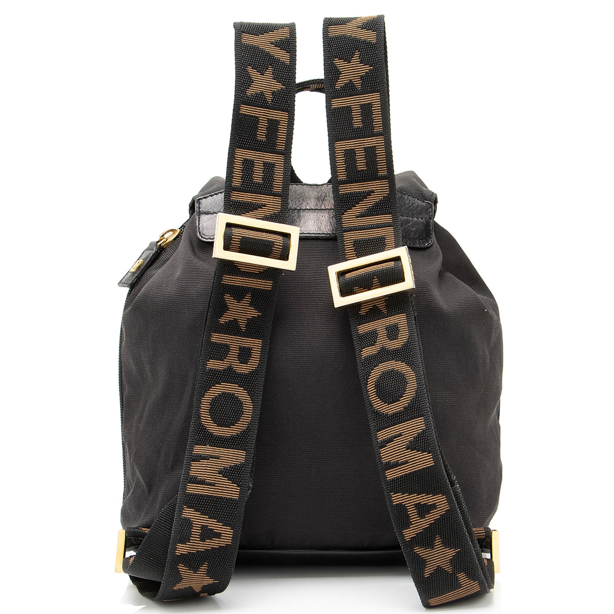 Fendi Vintage Nylon 1925 Drawstring Backpack