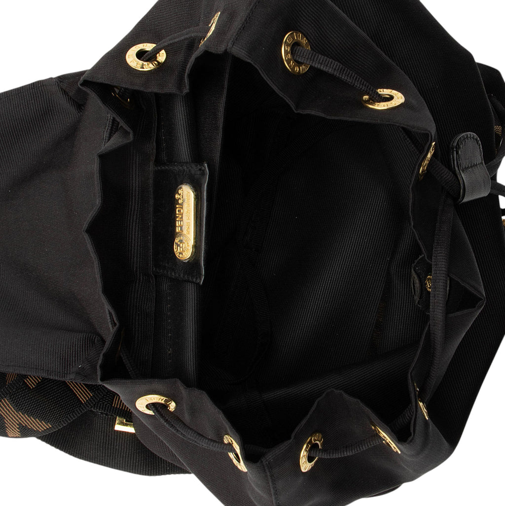 Fendi Vintage Nylon 1925 Drawstring Backpack