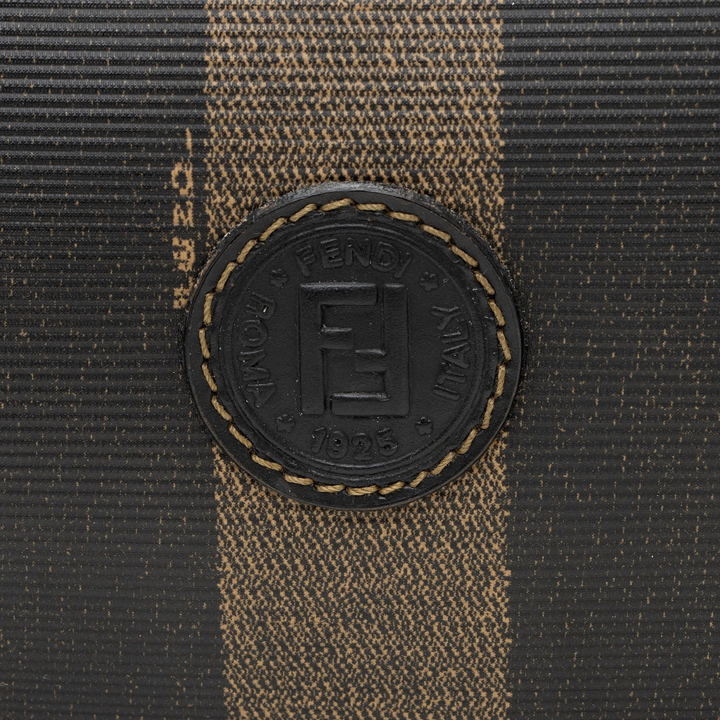 Fendi Vintage Pequin Satchel (SHF-p2iSKx)
