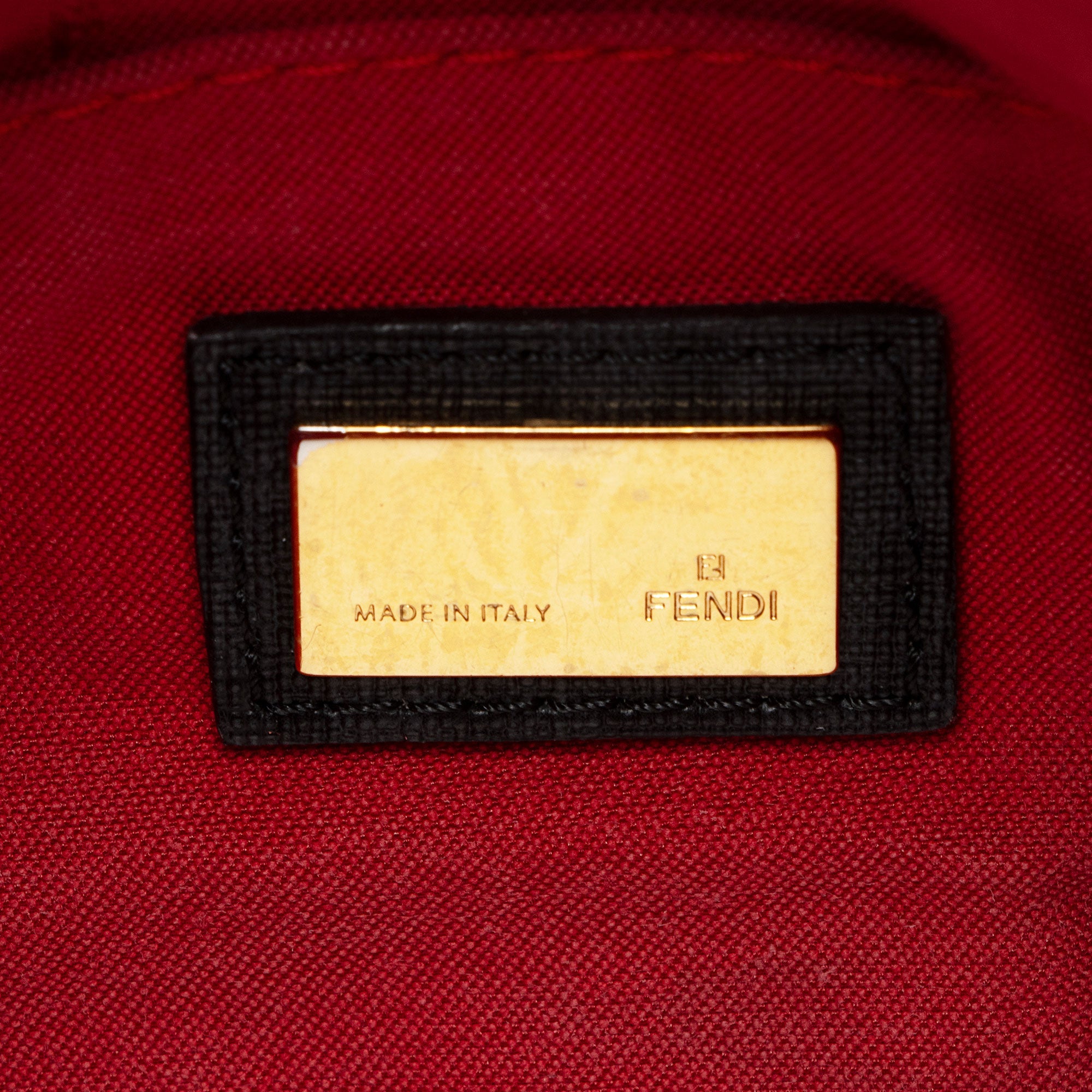 Fendi Vintage Zucchino Forever Boston Bag