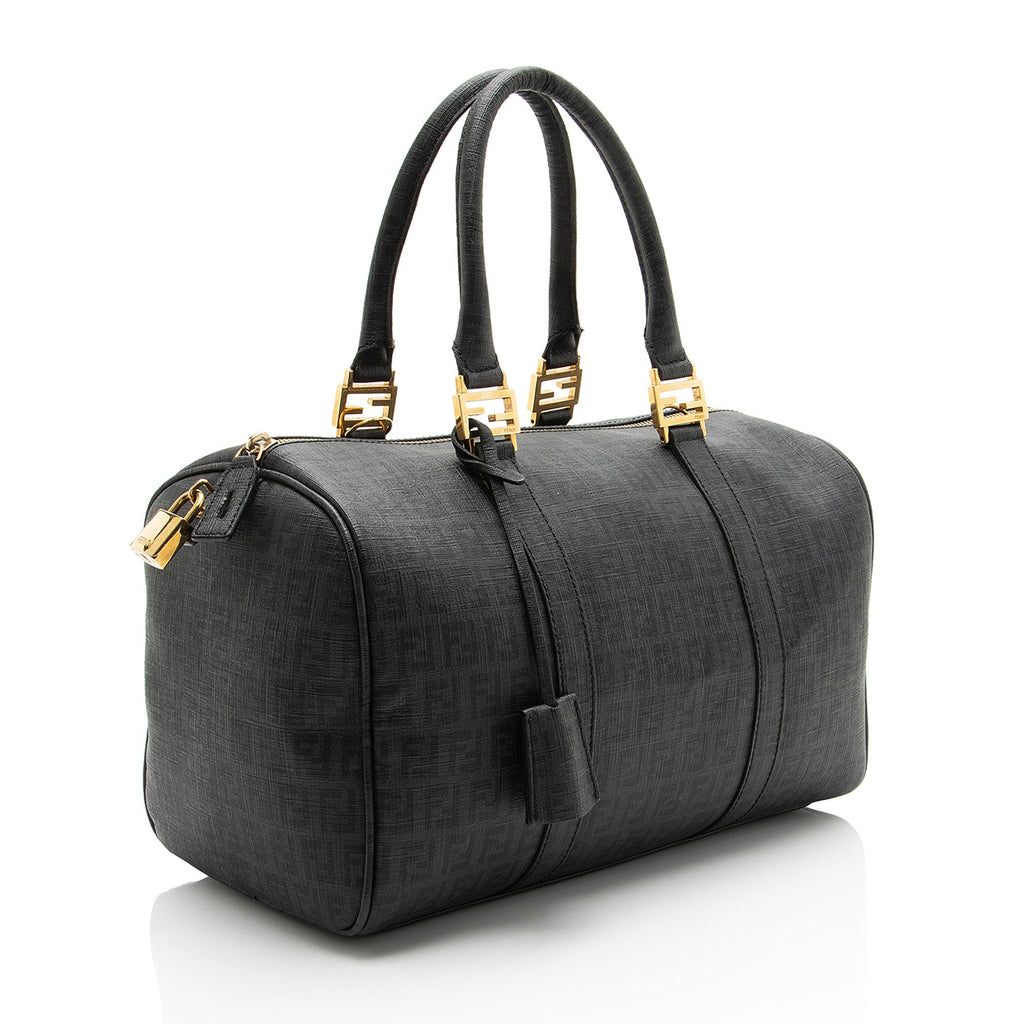 Fendi Vintage Zucchino Forever Boston Bag