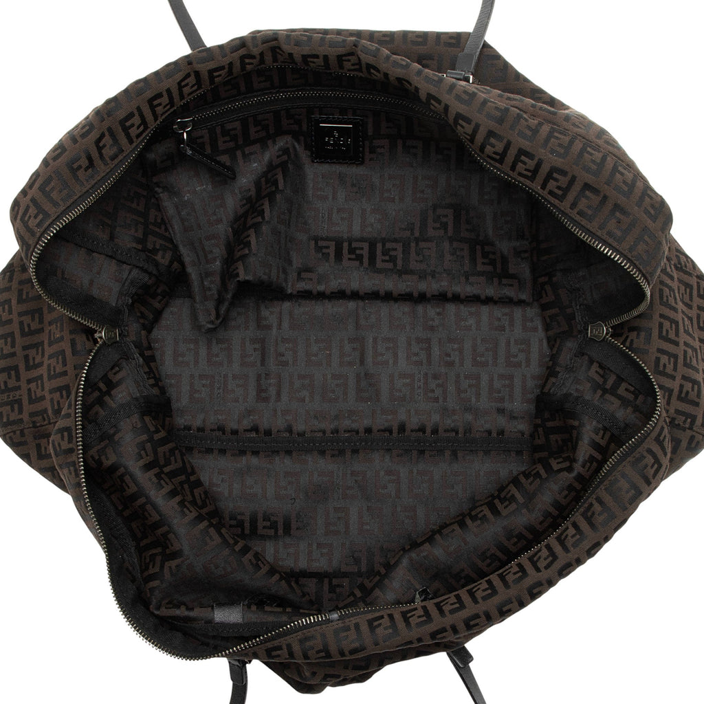 Fendi Vintage Zucchino Zip Tote