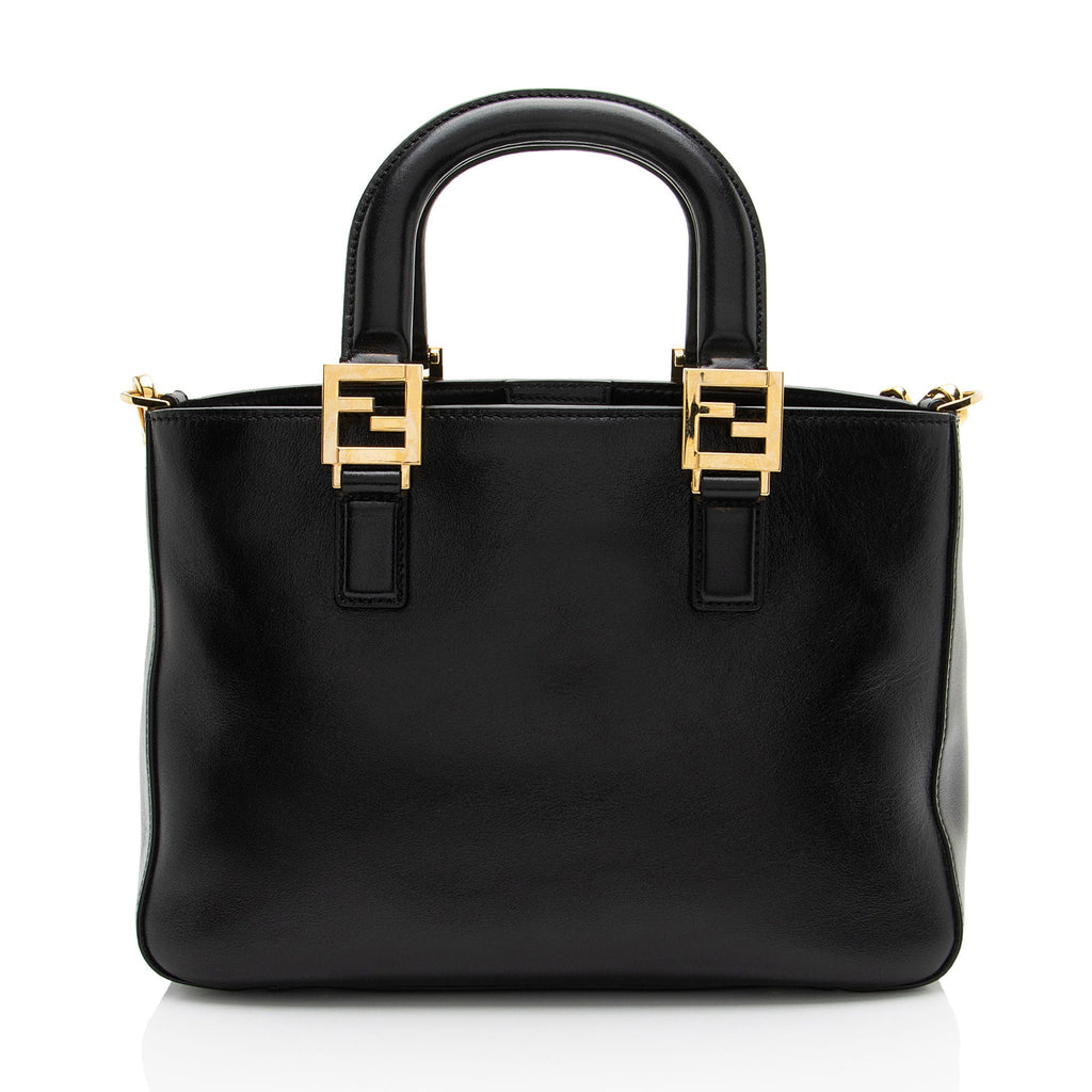 Fendi Vitello Glacier Small Tote