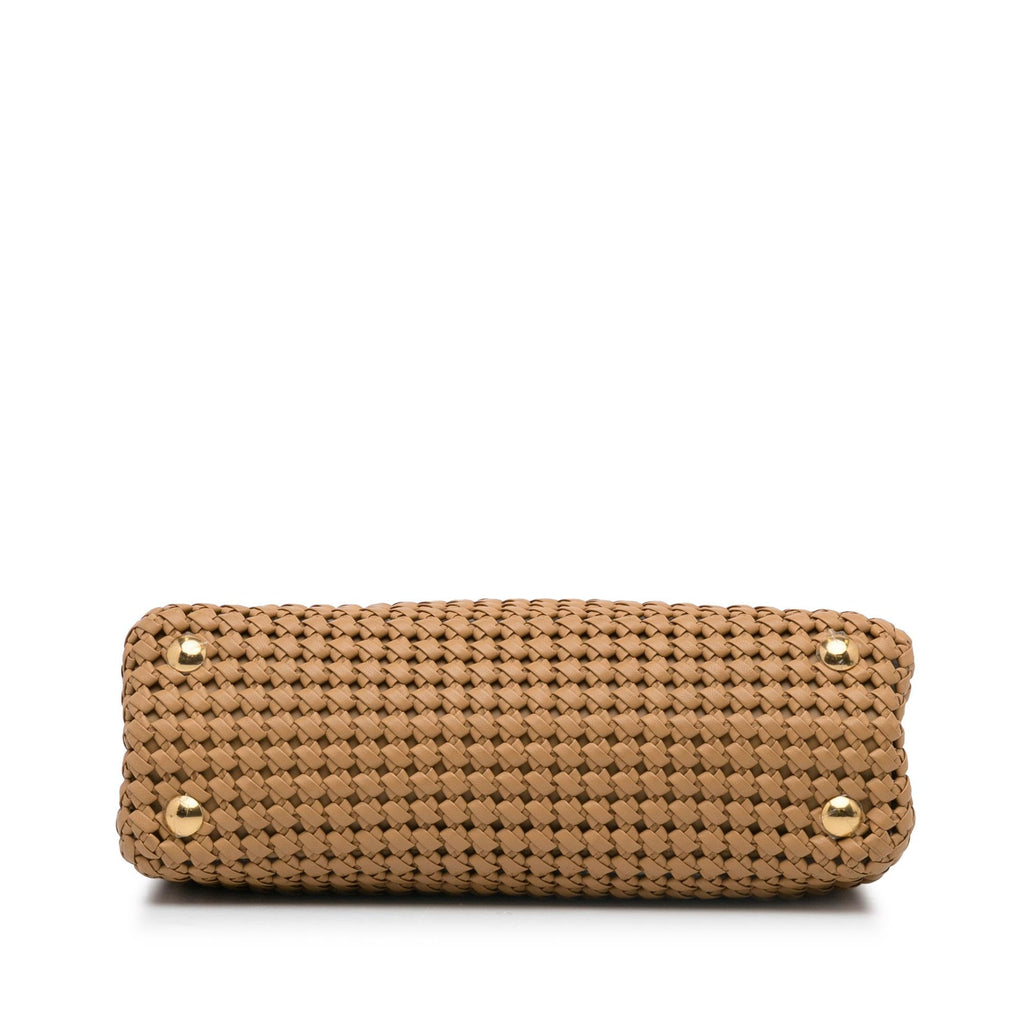 Fendi Woven Peekaboo Satchel (SHG-7Fz4ti)