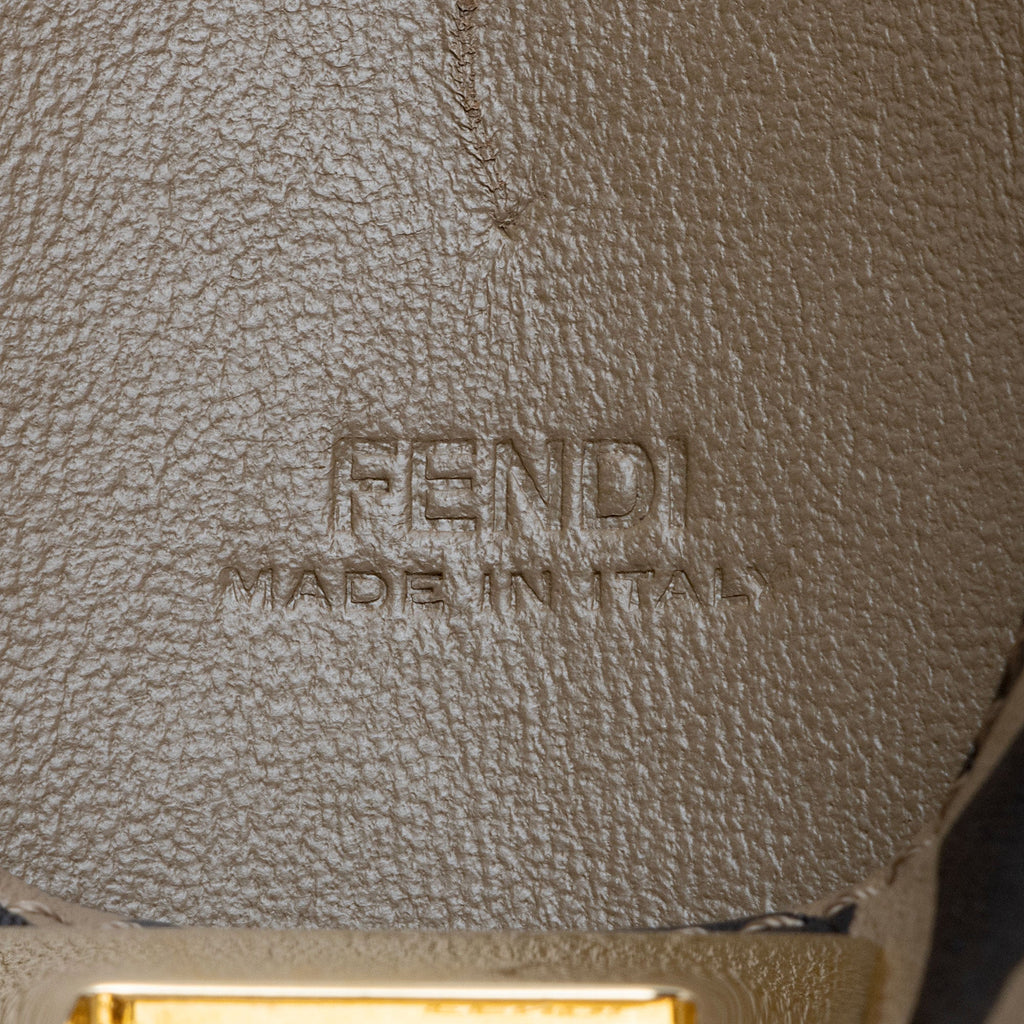 Fendi X Sara Coleman Leather Vertigo Peek A Phone Pouch (SHF-eqtLTR)