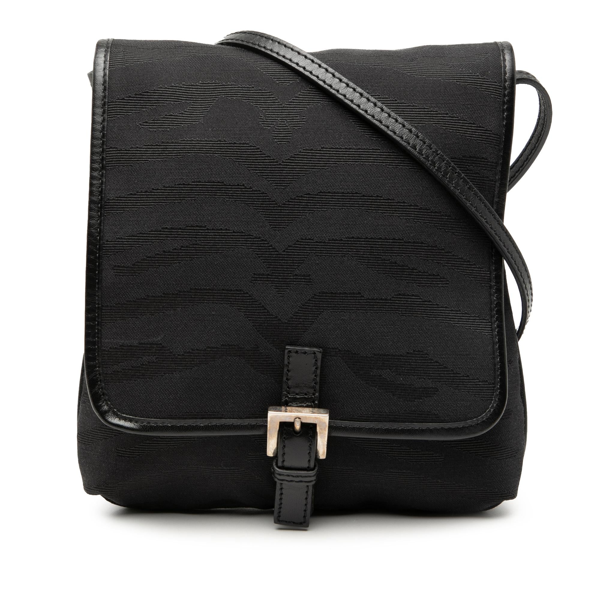Fendi Zebra Printed Canvas Crossbody