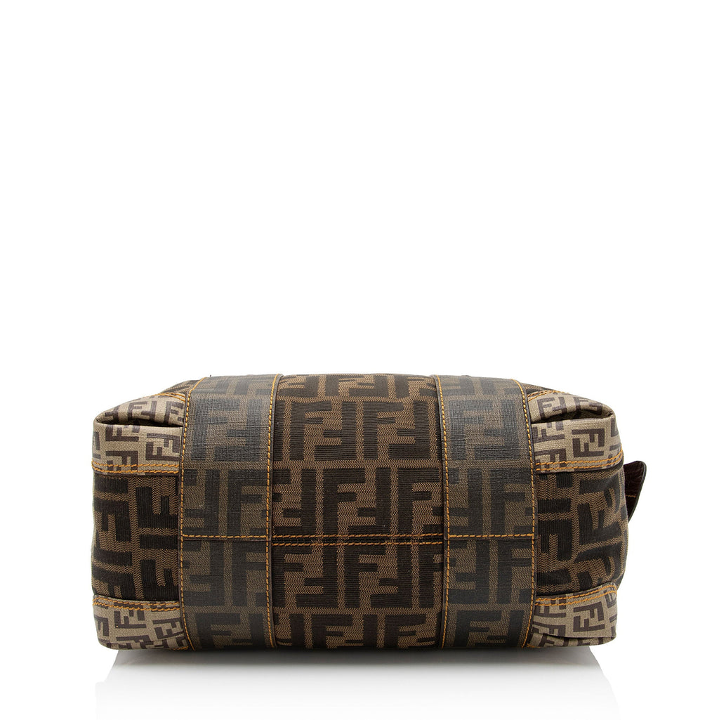 Fendi Zucca B Mix Medium Boston Bag (SHF-EoAec3)