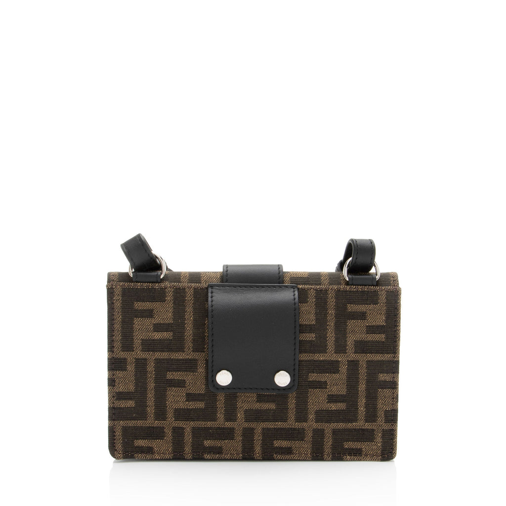 Fendi Zucca Baguette Two Way Crossbody