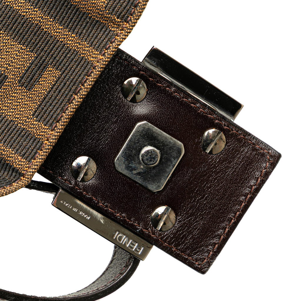 Fendi Zucca Canvas Baguette