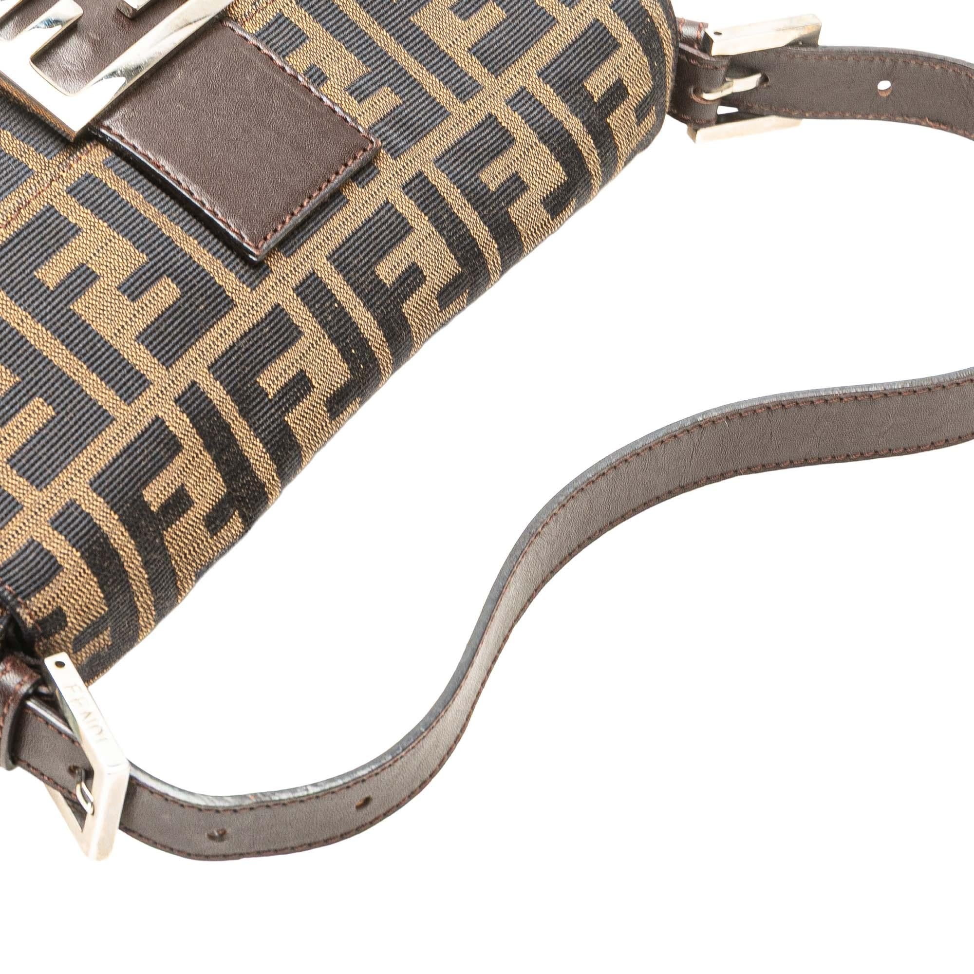 Fendi Zucca Canvas Baguette
