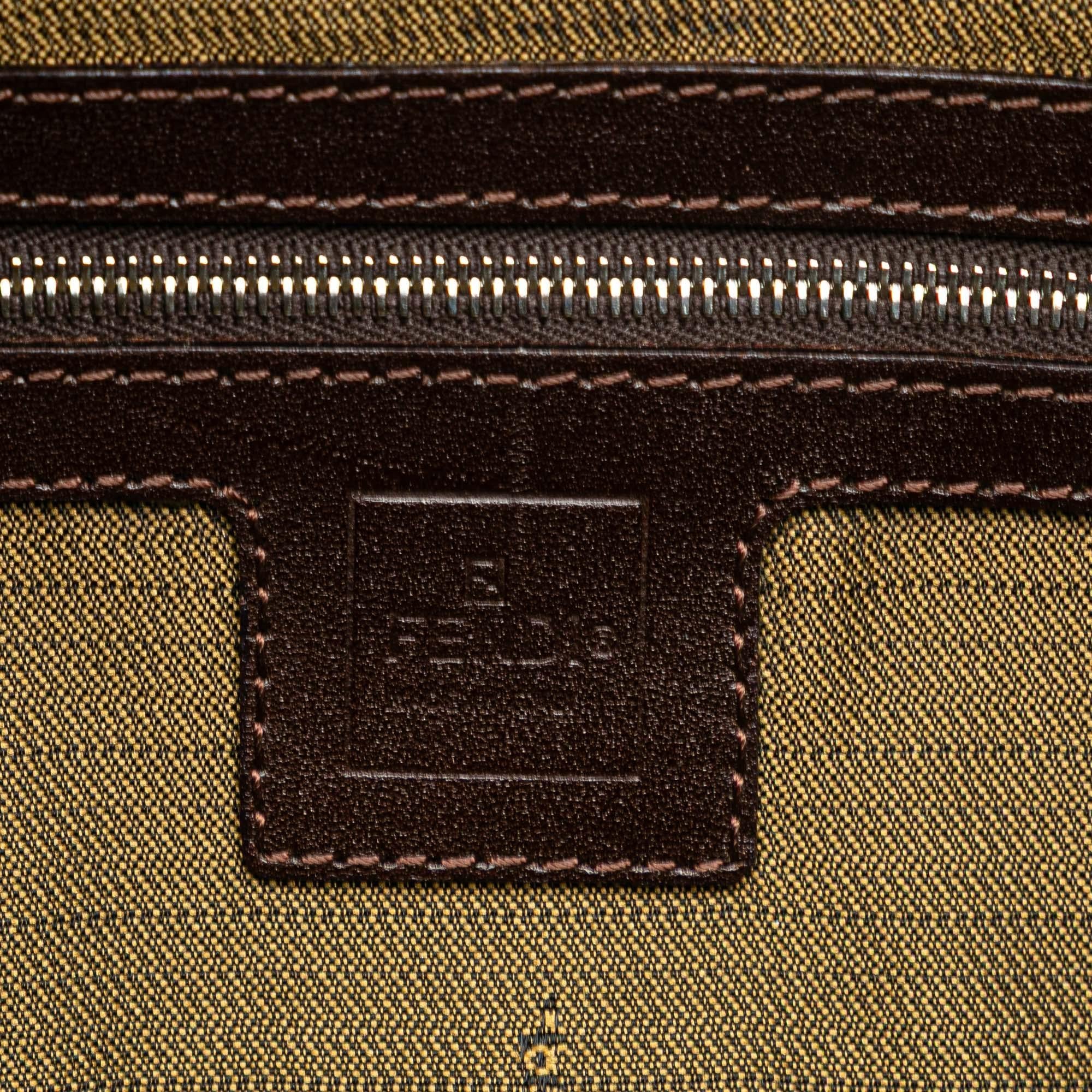 Fendi Zucca Canvas Baguette