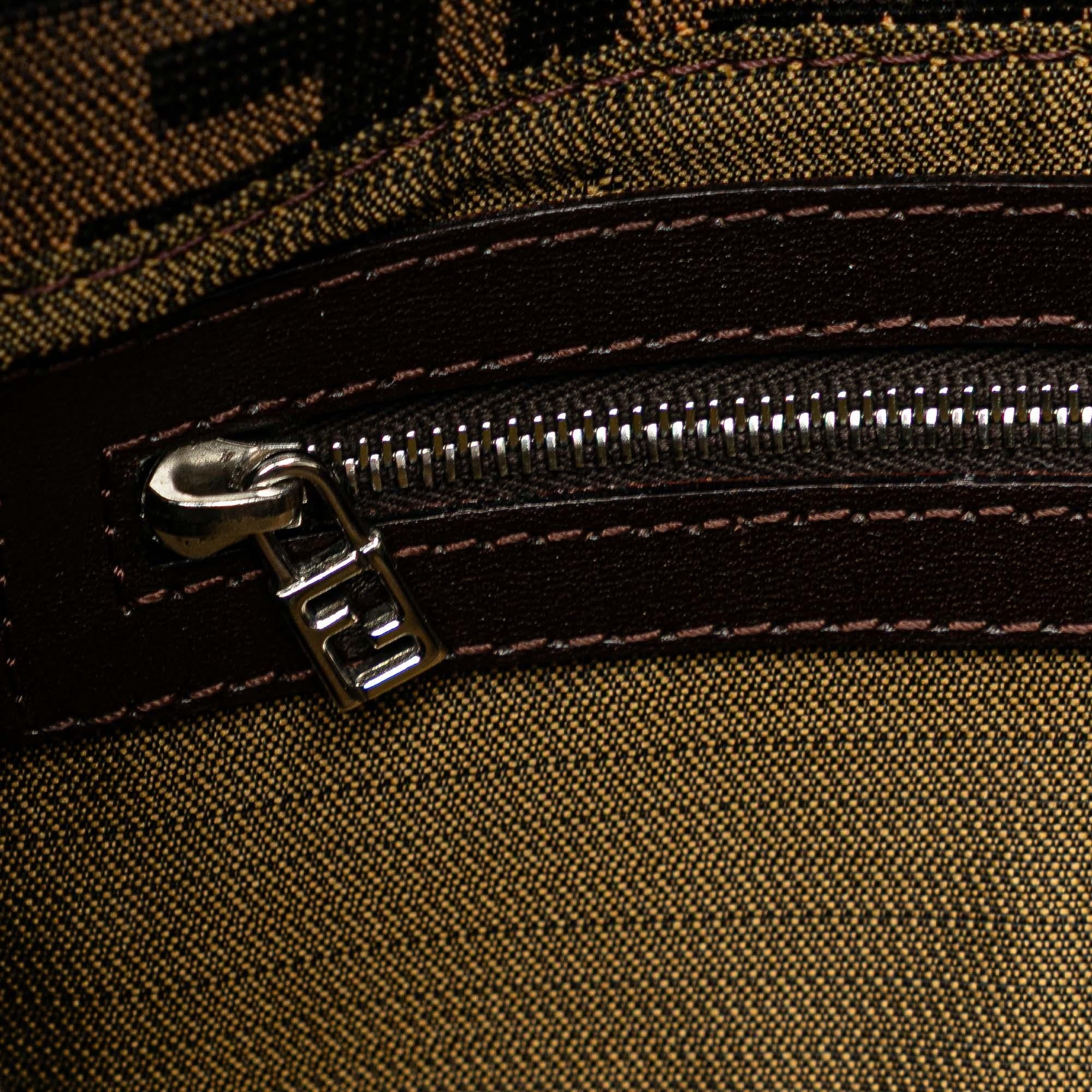 Fendi Zucca Canvas Baguette