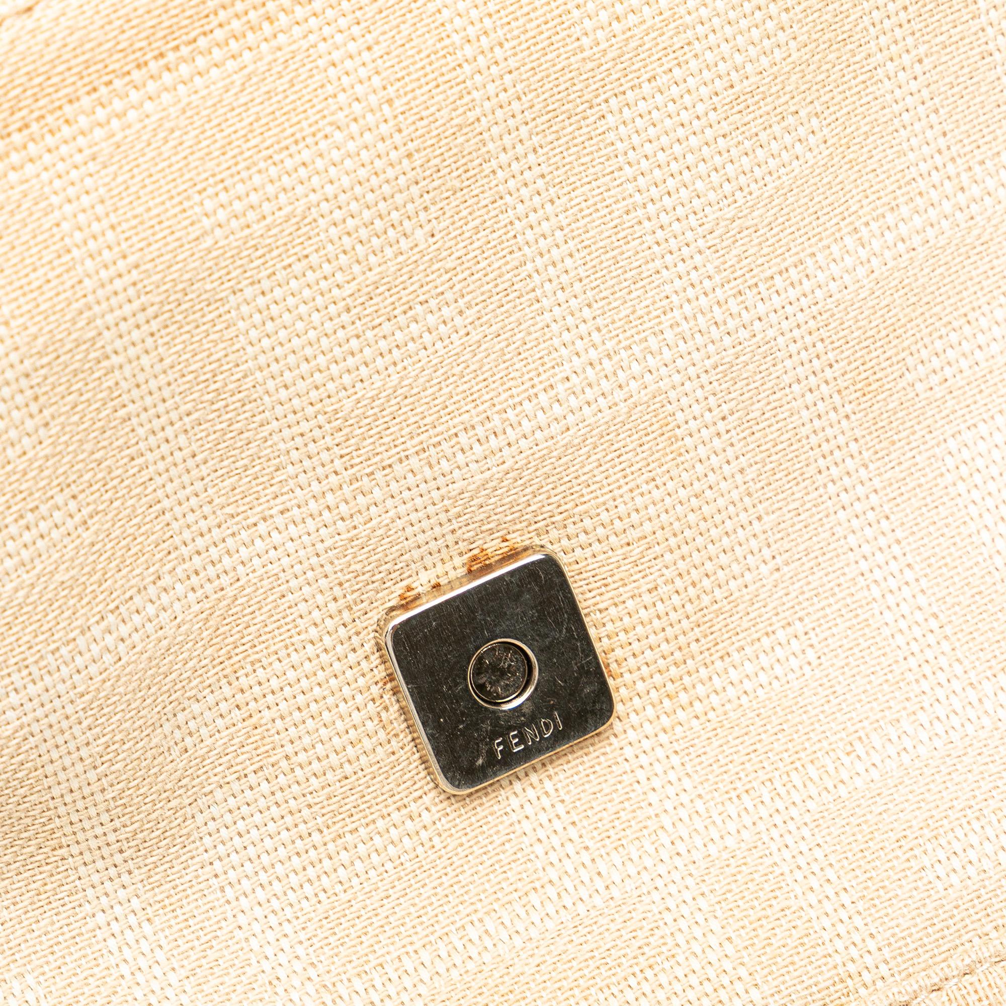 Fendi Zucca Canvas Baguette