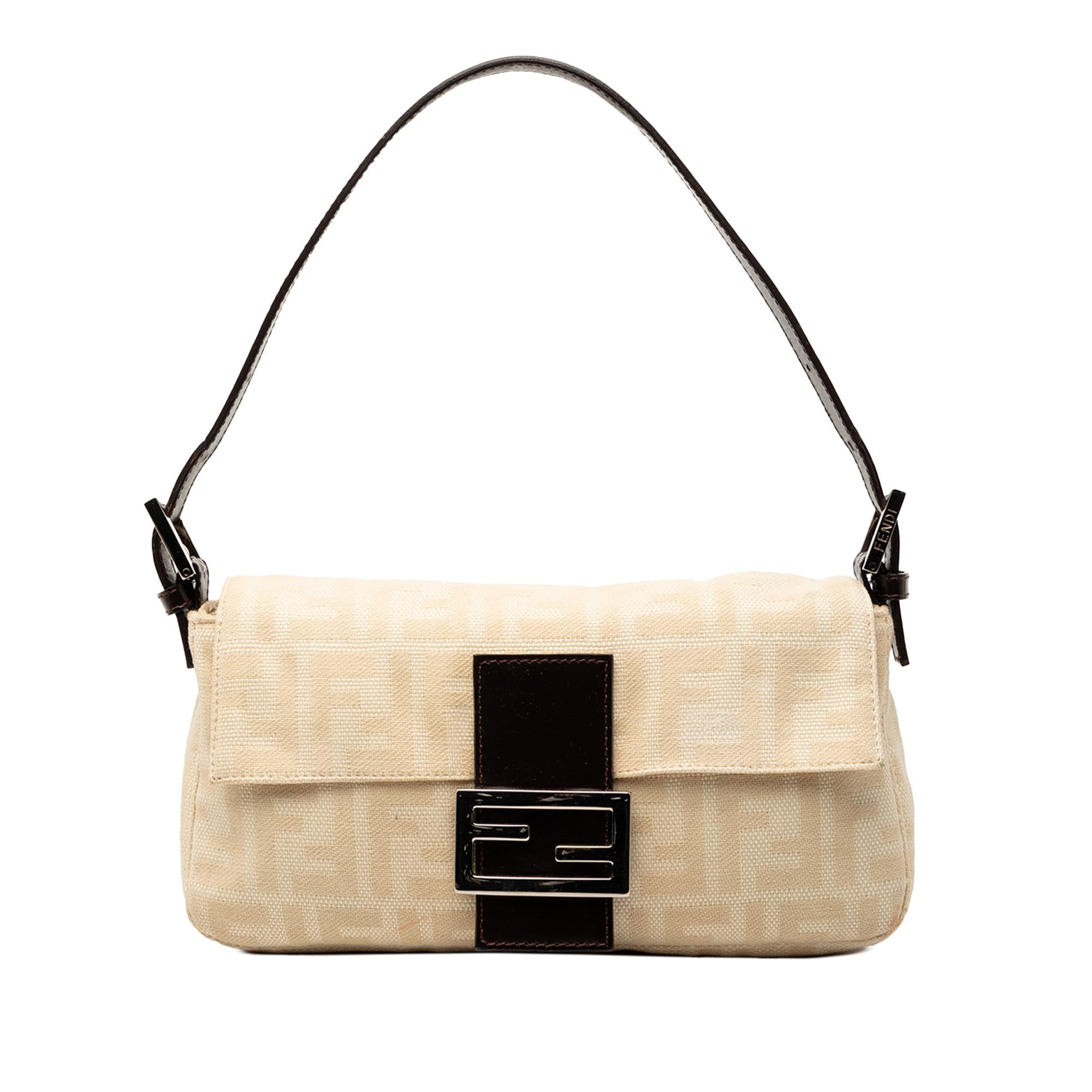Fendi Zucca Canvas Baguette