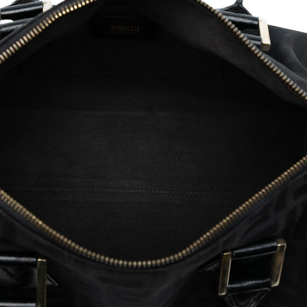 Fendi Zucca Canvas Boston Bag