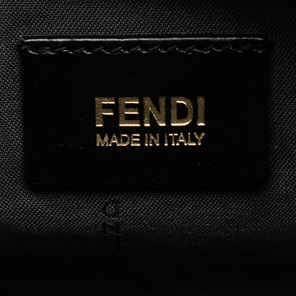 Fendi Zucca Canvas Boston Bag