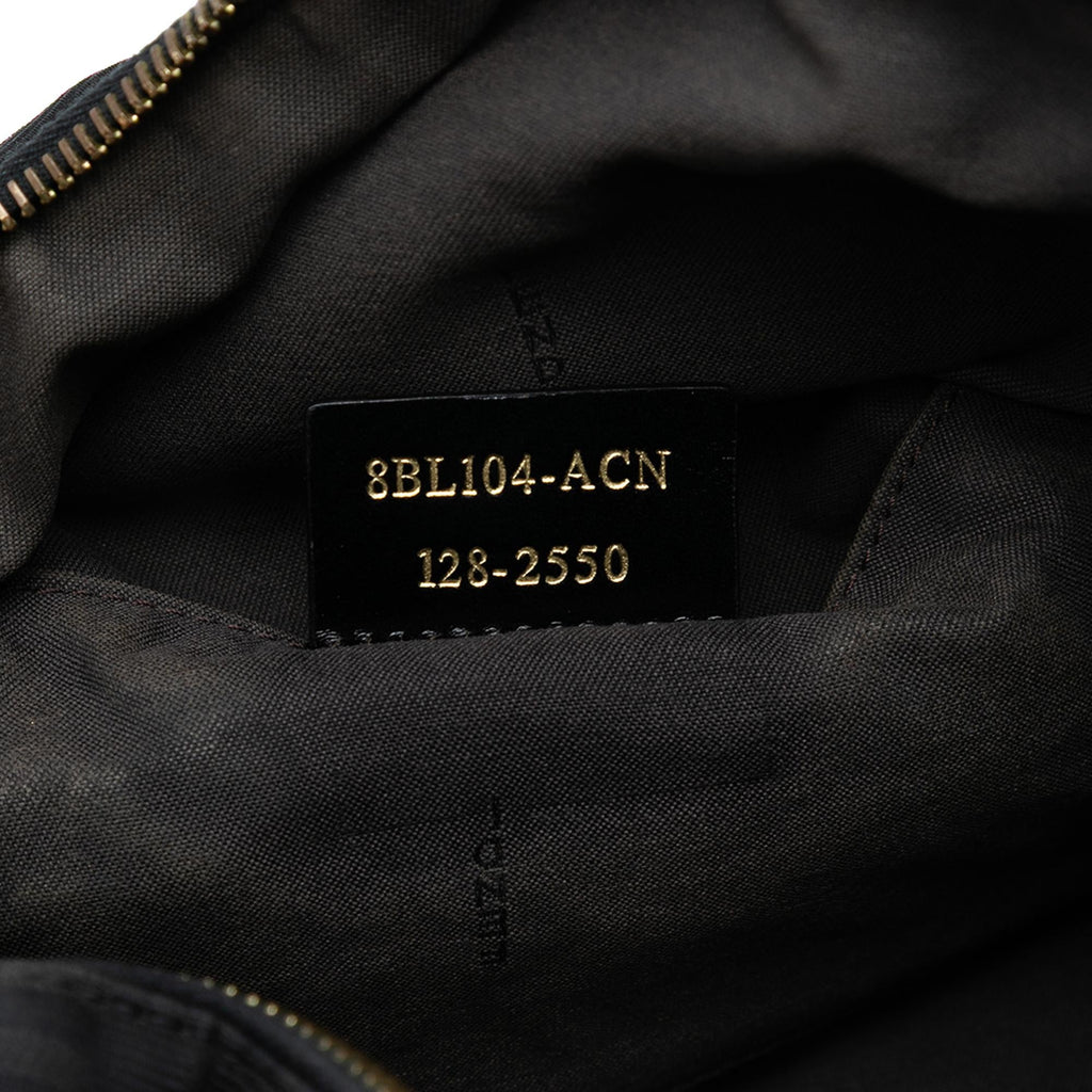 Fendi Zucca Canvas Boston Bag