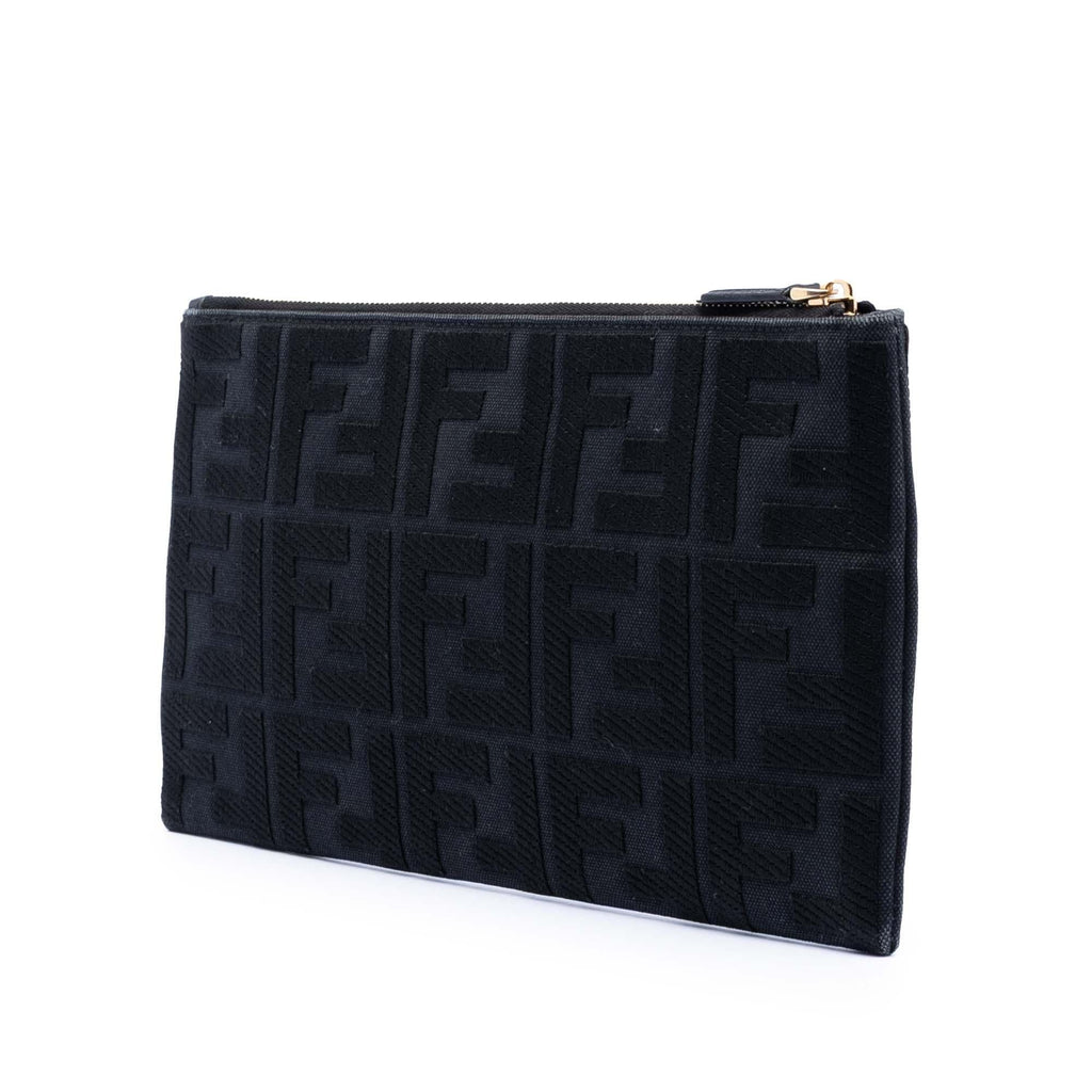Fendi Zucca Canvas Clutch