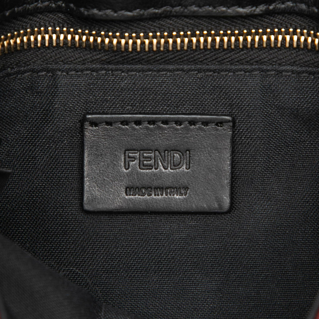 Fendi Zucca Canvas Convertible Baguette Pouch