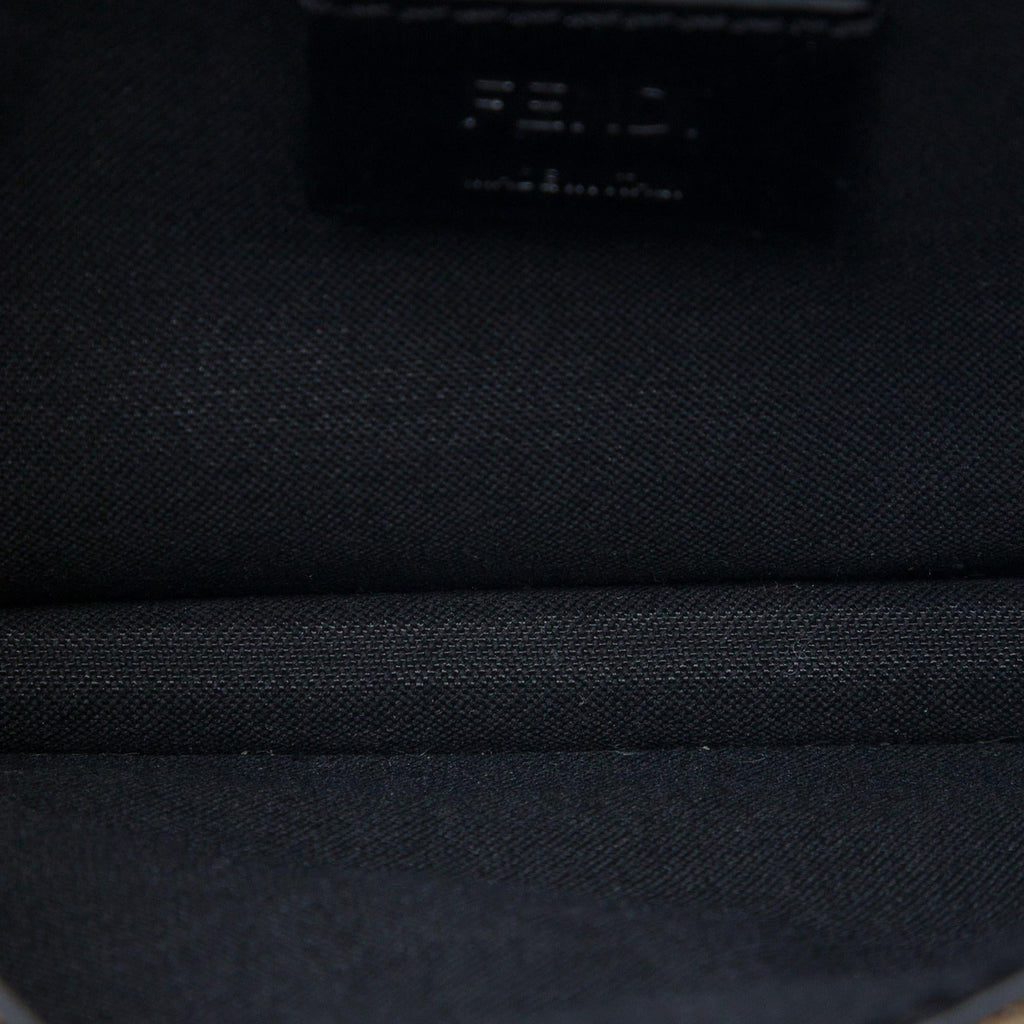 Fendi Zucca Canvas Convertible Baguette Pouch