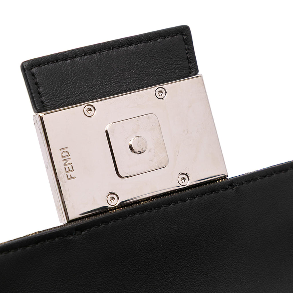 Fendi Zucca Canvas Convertible Baguette Satchel
