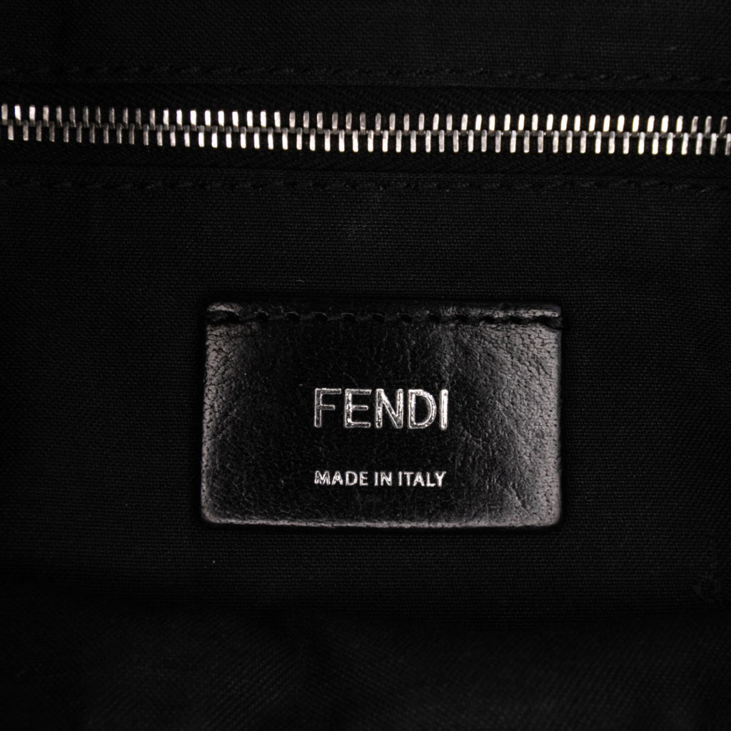 Fendi Zucca Canvas Convertible Baguette Satchel
