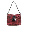 Fendi Zucca Canvas Double Flap Mamma