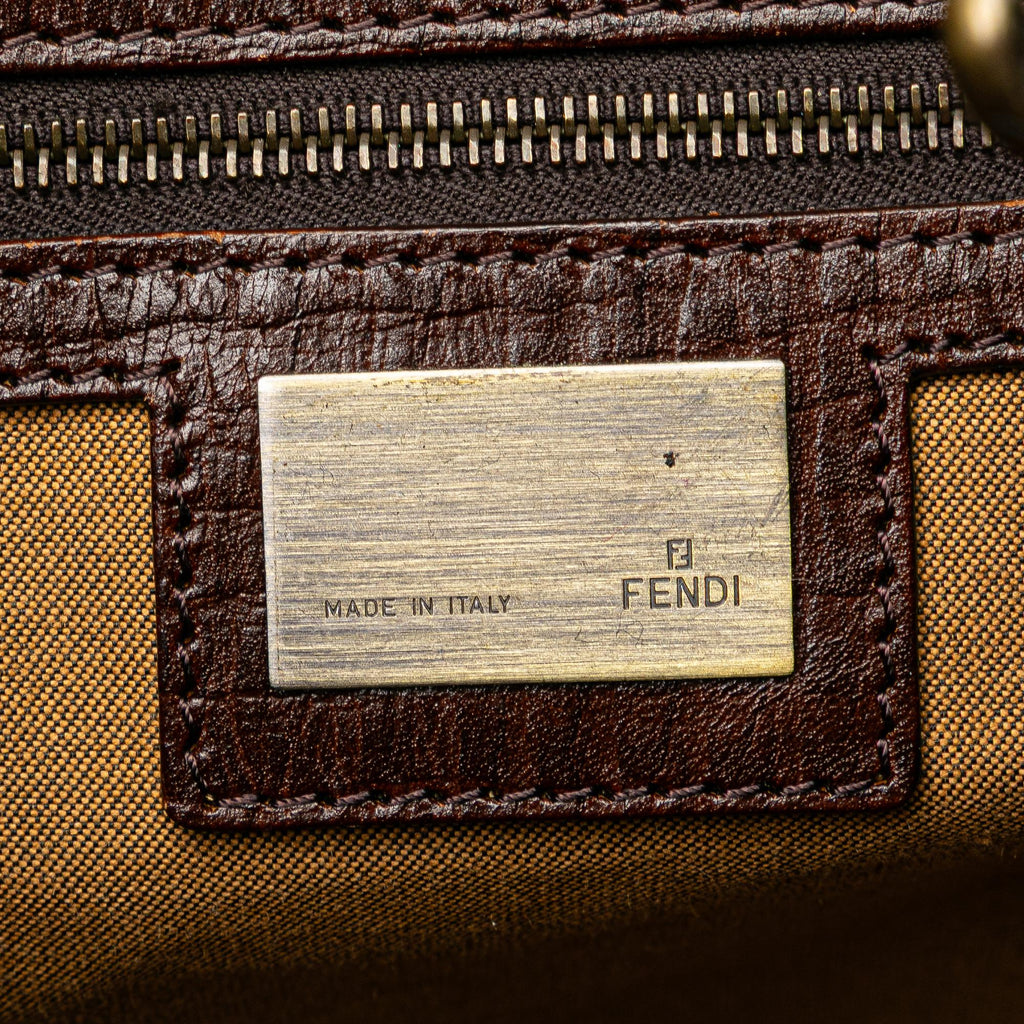 Fendi Zucca Canvas Etniko Handbag