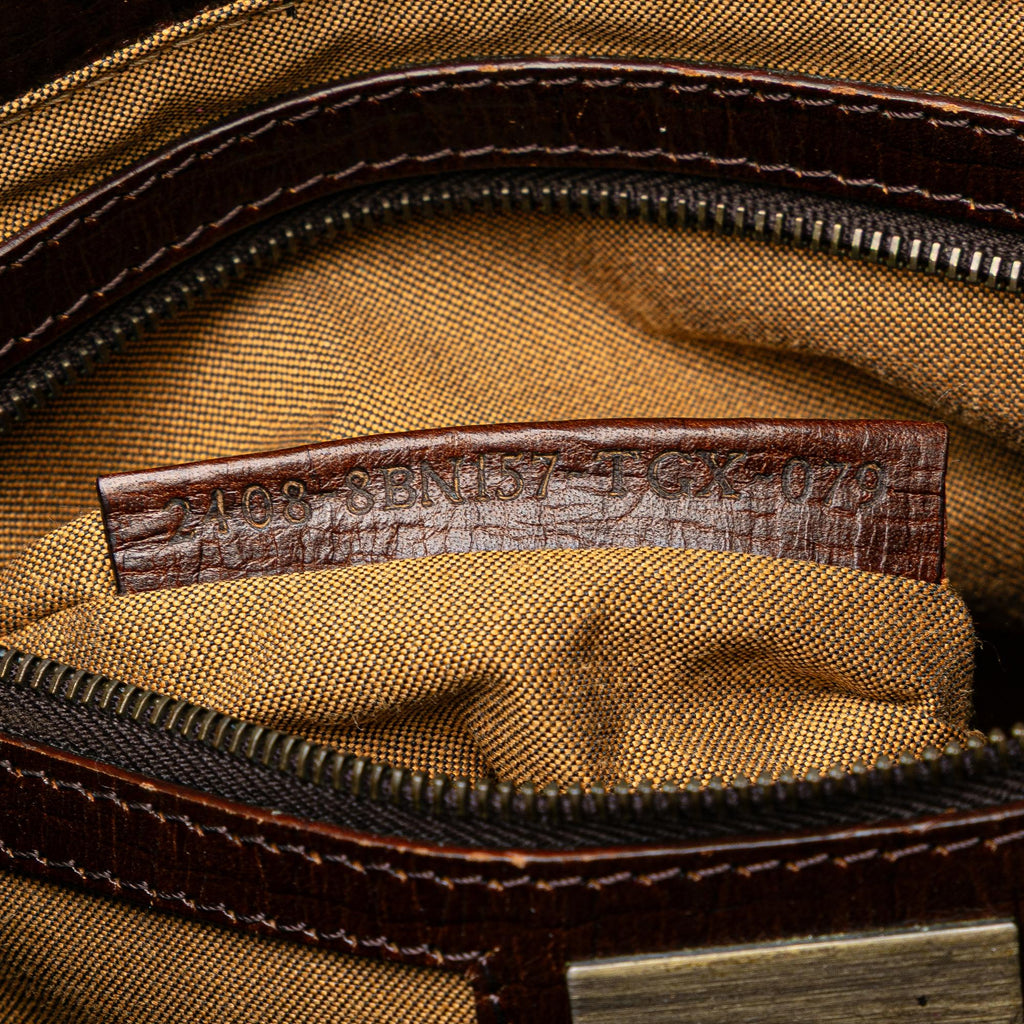 Fendi Zucca Canvas Etniko Handbag