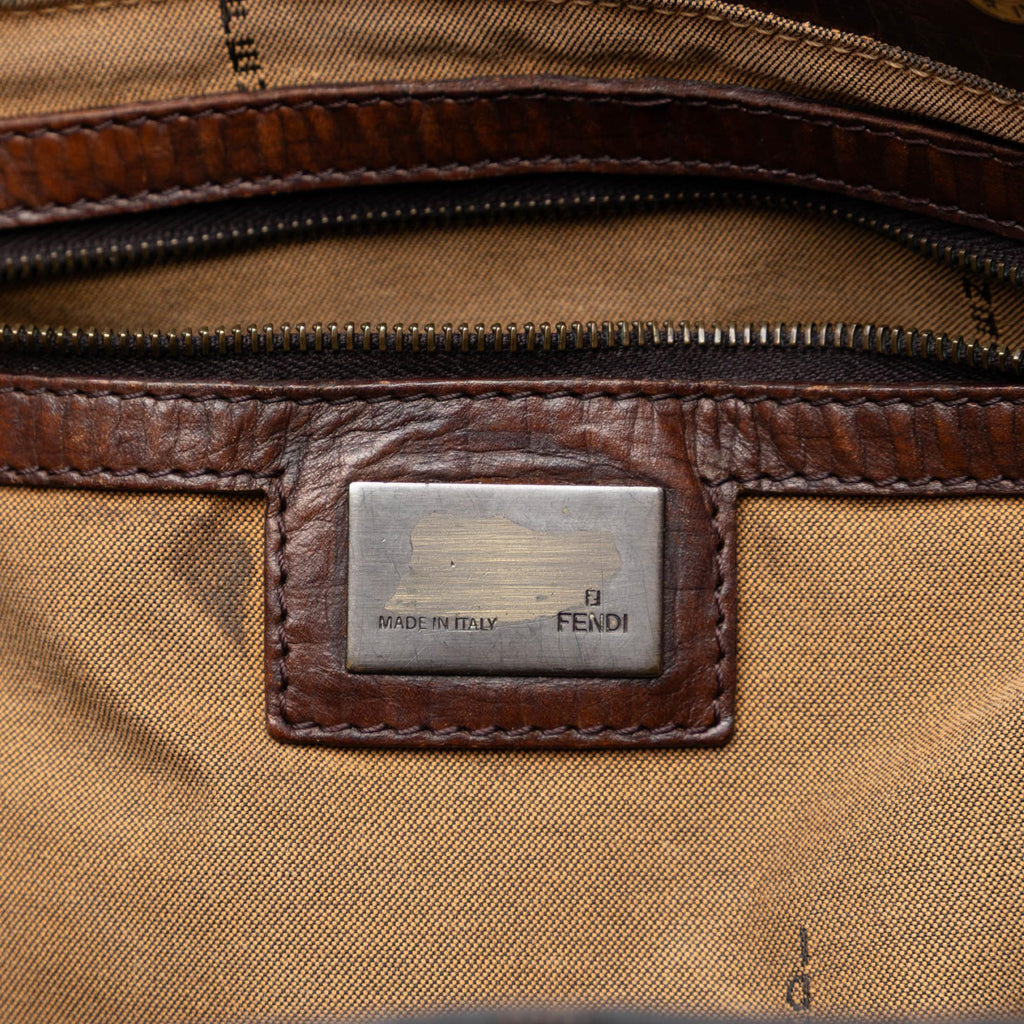 Fendi Zucca Canvas Etniko Handbag