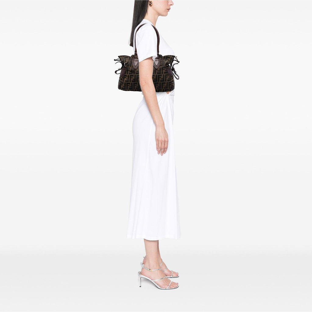 Fendi Zucca Canvas Etniko Handbag