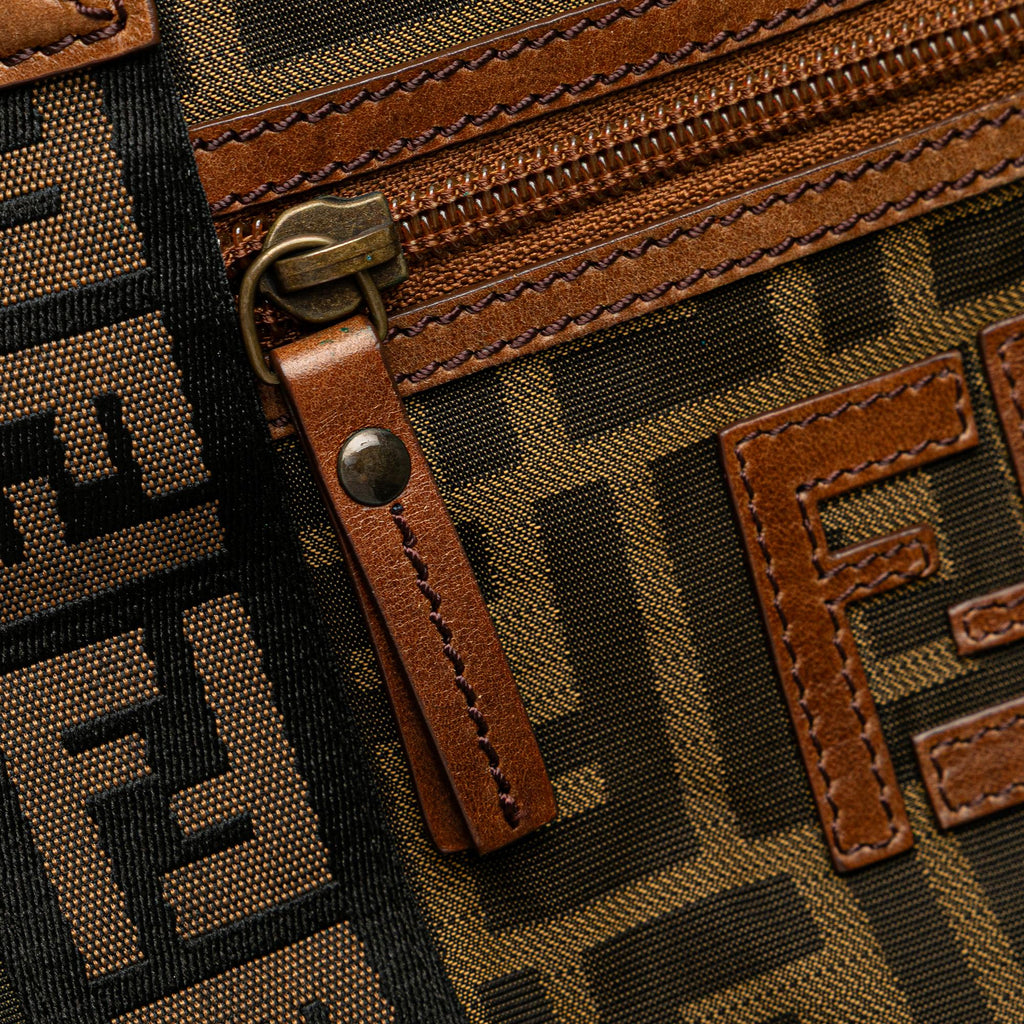 Fendi Zucca Canvas FF Handbag