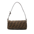 Fendi Zucca Canvas Flap Pochette