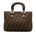 Fendi Zucca Canvas Handle Tote (SHG-yHeh88)