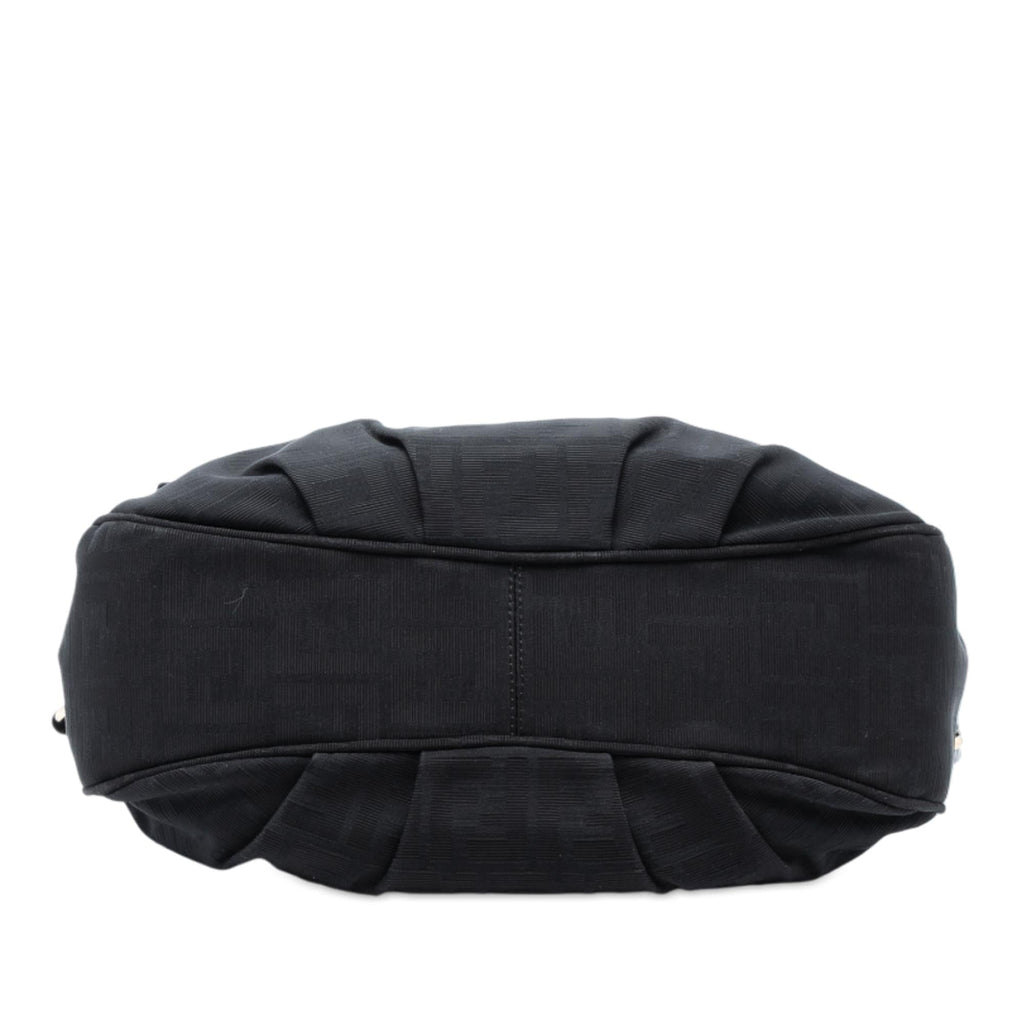Fendi Zucca Canvas Mia Flap Shoulder Bag