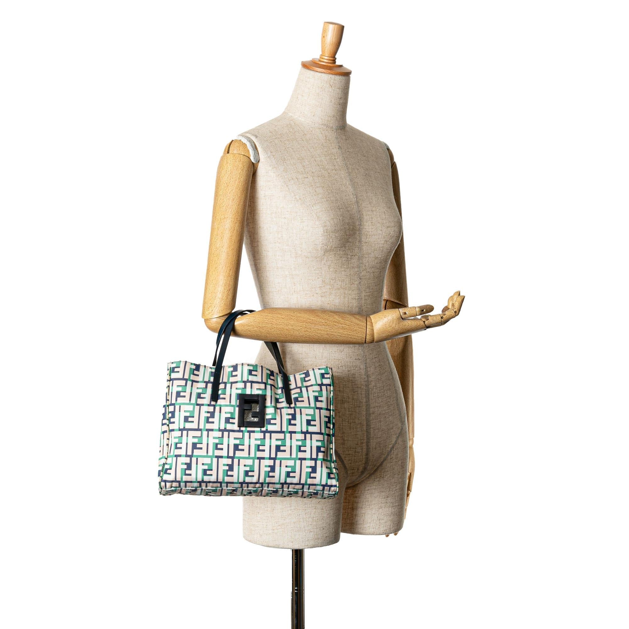 Fendi Zucca Canvas Multicolor Handbag
