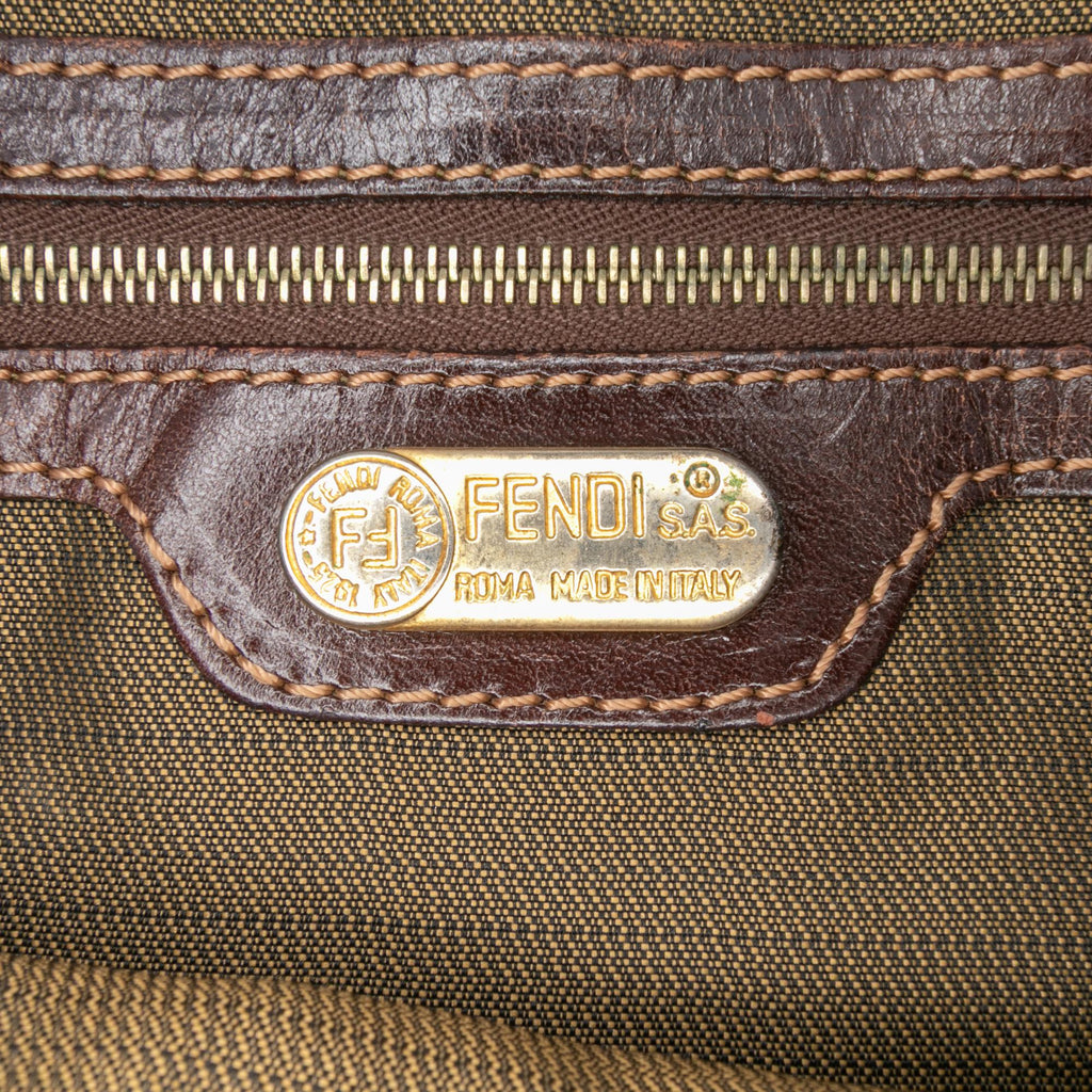 Fendi Zucca Canvas Satchel