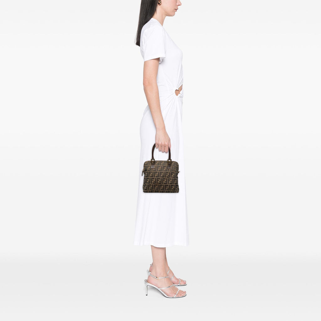 Fendi Zucca Canvas Satchel