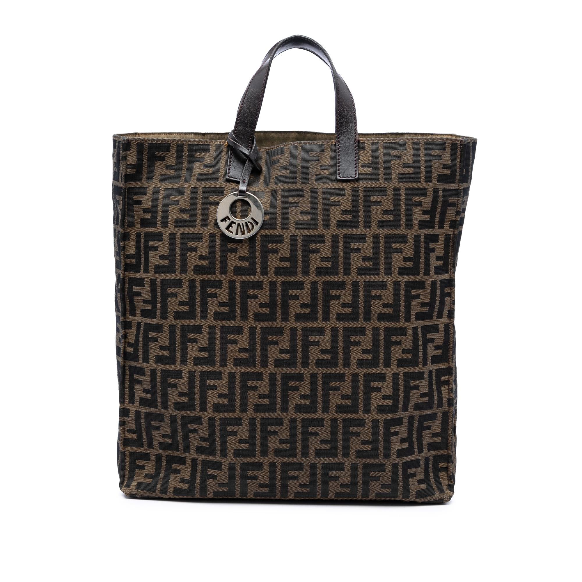 Fendi Zucca Canvas Shopping Tote