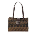 Fendi Zucca Canvas Shoulder Bag