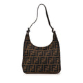 Fendi Zucca Canvas Shoulder Bag