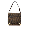 Fendi Zucca Canvas Shoulder Bag