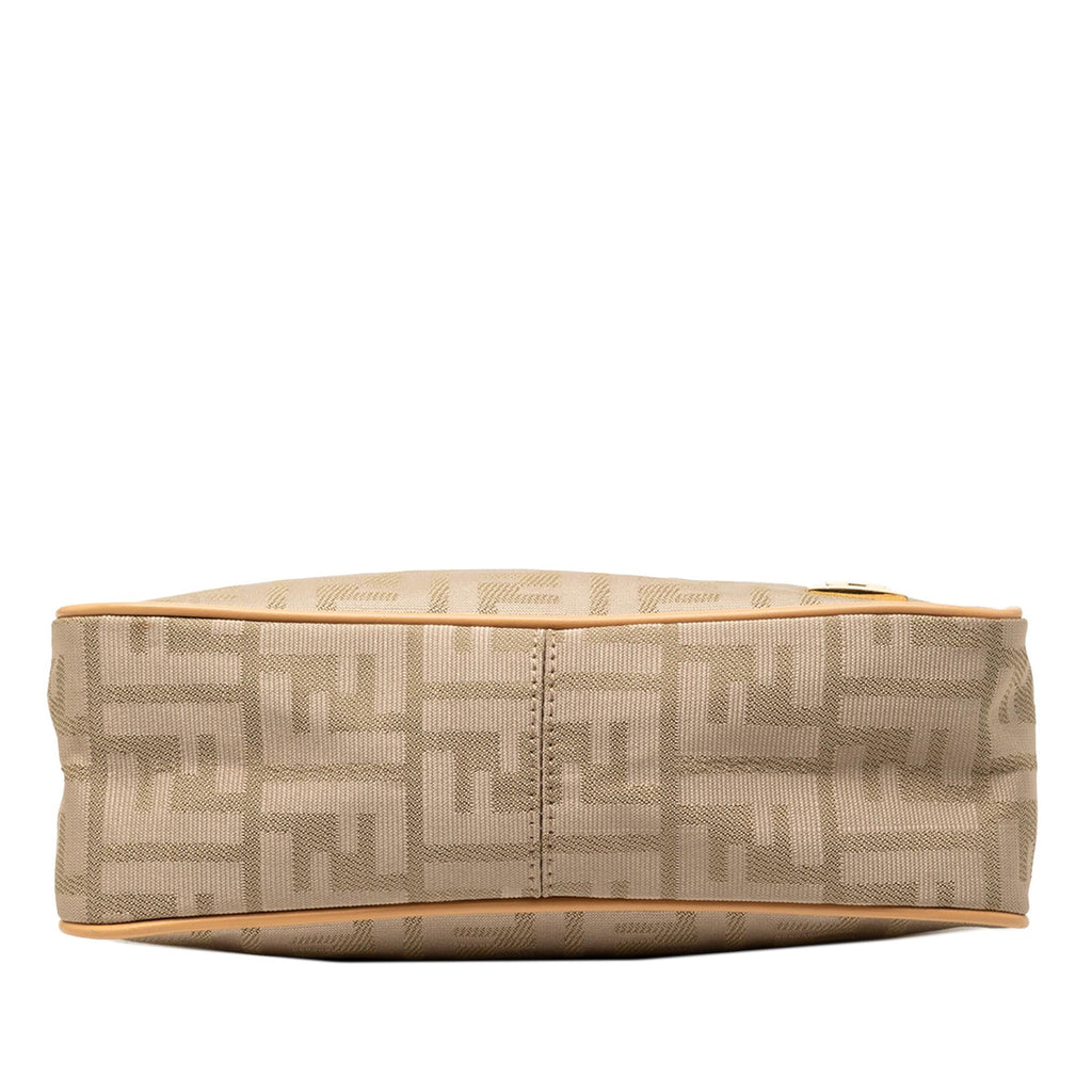 Fendi Zucca Canvas Shoulder Bag