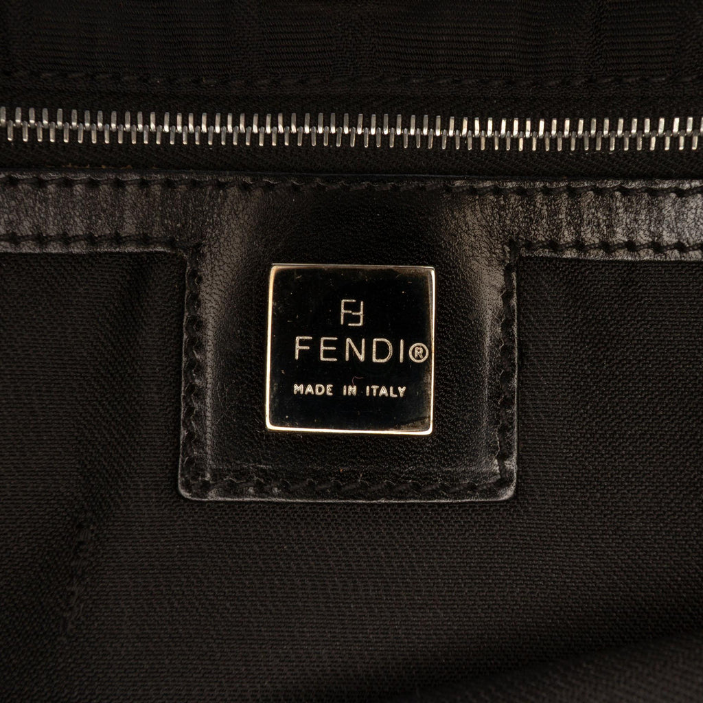Fendi Zucca Canvas Shoulder Bag